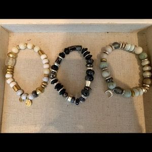 Stella & Dot Stretch Bracelets - 3